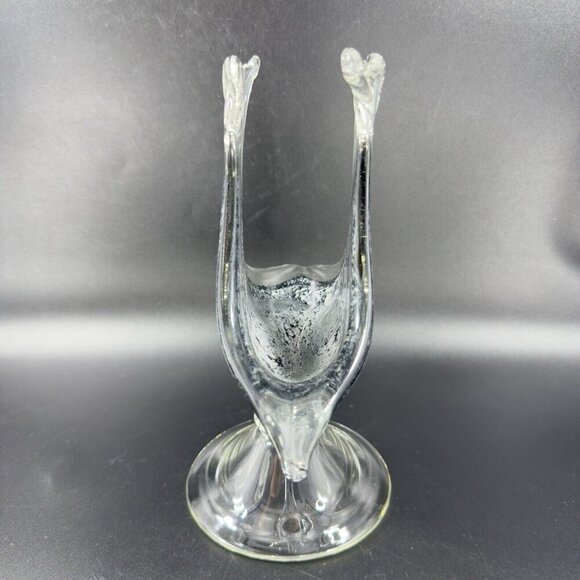 Venetian Glass Arte Murano Linea Mary Kristal Sculpture Glass Made In Italy VTG - Picture 9 of 12